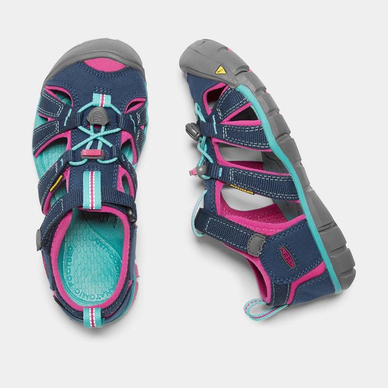 Keen Seacamp II Cnx Sandals Canada - Keen Kids Sandals Navy/Purple (LMOJ95731)